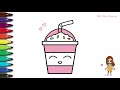 How to Draw Milkshake Very Very Easy for Kids