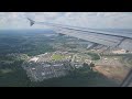 Landing in Charlotte American Airlines A321