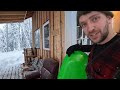 The BIGGEST Snow Storm I've Ever Seen | Alaska Cabin Adventures