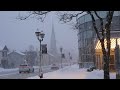 BIG SNOW STORM in Toronto Suburban area of Beautiful and GTA Expensive Houses