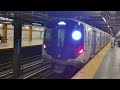 ⁴ᴷ⁶⁰ R211T ON THE EXPRESS TRACK (IND 14TH STREET-EIGHTH AVENUE SUBWAY STATION)