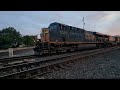 6/30/24 Rochelle Illinois Rail Park/Chessie System Grain Cars! CSXT Action! #railfanning