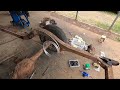 Part 8 Free 55 Chevy Build. Fuel/brake lines & body gets hoisted