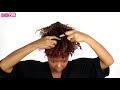😍 $15 BRAIDLESS CROCHET HIGH PUFF TUTORIAL| UPDO NATURAL HAIRSTYLE |EASY PINEAPPLE UPDO | TASTEPINK