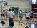 UCLA Women's Volleyball 2011 vs CSUF - Intro & Set #1 (part 1)