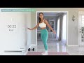 20 Min Wall Pilates Workout Full Body Core Strength + Toning