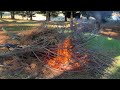 Burning more branches. Kyneton. 23rd June 2024.