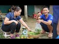 Harvest Gac Fruit & Okra Goes to the market sell | Ly Thi Ca