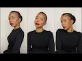 HOW TO CREATE A BUN ON EXTREMELY SHORT 4C NATURAL HAIR | NO HEAT| BEGINNER-FRIENDLY HAIR TUTORIAL