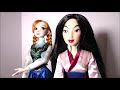 Disney Store Mulan & Anna of Frozen Singing Dolls