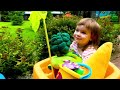 Kids play with dolls & Feeding baby dolls at the swimming pool - Baby Born doll & Family fun video.