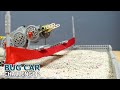 Driving Lego Vehicles in Sand vs 10Kg Wooden: Experiments with Lego Technic 4K