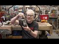 Adam Savage's Aluminum Foil Ball Cut In Half! (Ft. Waterjet Channel)