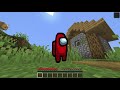 amogus reference in minecraft