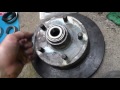 Changing trailer wheel bearings