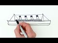 How to Draw Titanic Easy Step by Step Art Tutorial