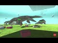 Jump Over T-Rex's Head - Challenge 4 Dangerous Box Levels | Animal Revolt Battle Simulator