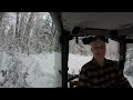 735 Just A Sunday Drive. Or So I Thought. Kubota LX2610 Tractor. FPV. Winter Snow. Forest.  4K