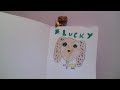 Drawing my mascot Lucky!!  I hope you like it!!