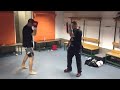 Igor Emkic warmup in the locker-room ffc7