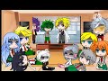 Pro Heroes & Big three & Class 1b React to Teacher Pet Meme(Gacha Club(MHA/BNHA(React(My Au)