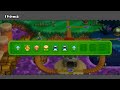 New Super Luigi U: Dancing Blocks, Poison Swamp Without Touching a Brick Block