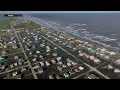 DRONE FOOTAGE: Flooded neighborhood, roofless home in Texas after Beryl | ABS-CBN News