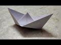 How to make a paper boat. Easy way