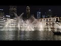 The Dubai Fountain 4K - Skyfall - Burj Khalifa & Dubai Mall