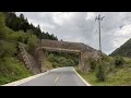 Driving on Gansu Locke Road - one of the most beautiful mountain roads in China