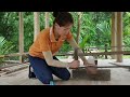 TIMELAPSE - Building Wooden House 2023 - Building Farm Life - Building a House