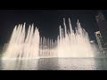 Dubai Mall Fountain Show “Thriller” by Michael Jackson