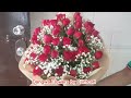 Dangwa Flower Bouquet by #teamclintcarl (red roses arm bouquet)