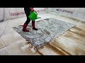 9.5 m2 Valuable dirty Persian carpet cleaning satisfying ASMR