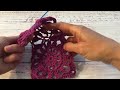 How to crochet and join lacy crochet motifs. Beautiful motif for a summer blouse. Video Tutorial