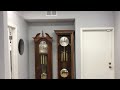 New England Triple Chime Grandfather Clock