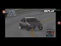 Just a normal Initial D Streetstage (PPSSPP) gameplay (Gone Wrong?)