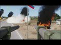 The Russian Invasion Is Over! Giant American Tanks Brutally Bombard Russian Battalion Headquarters