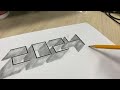 3D Drawing 2024 on Paper for Beginners