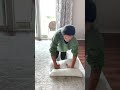 Folding/Rolling a blanket, mind blown!