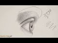 How to Draw an Eye from the Side | #StayHome and Draw #WithMe