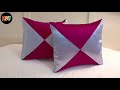 DIY cushion cover || how to make cushion cover and pillow cover || easy cushion cover idea