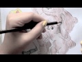 TIME LAPSE PAINTING - Goldilocks and the 3 Bears