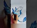 how to color angel dragon#drawing #art #artwork #viralvideo