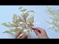 DIY, Make Easy Leaves from satin ribbon Part 2, Amazing Crafts | 4K | Satin Crafts | CyzecoSRF#8