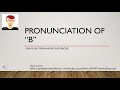 Pronunciation of B