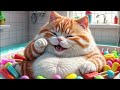 Cat eat Too Much Ice Cream #cutecat #aistory