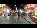 Walking around night market in Yangshuo, Guilin