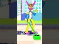 Who will pass in Dance Pit Challenge With Rich Jax: Pomni or Camera Woman? | Funny Cartoon #shorts