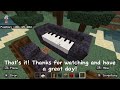 How to build a Minecraft Piano | Minecraft Build Hacks